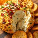 Creamy Cheddar Ranch Cheese Ball - The perfect party appetizer! Includes simple ingredients, easy variations, and storage tips.