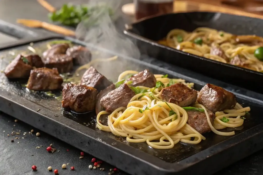 macro friendly steak Blackstone recipe