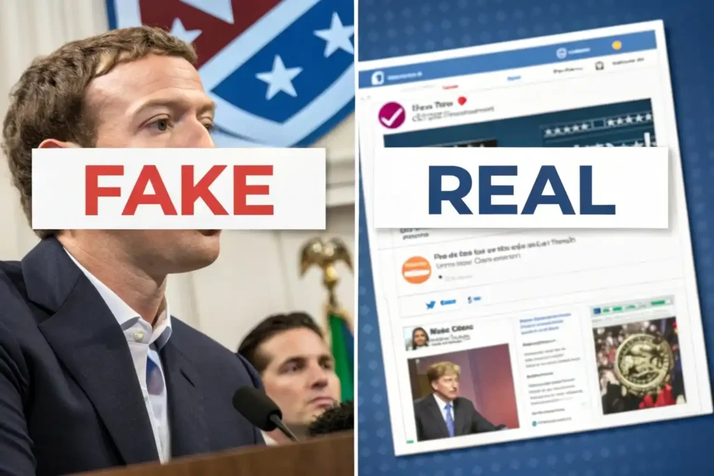 Comparison showing how to identify fake versus real celebrity endorsements for weight loss products