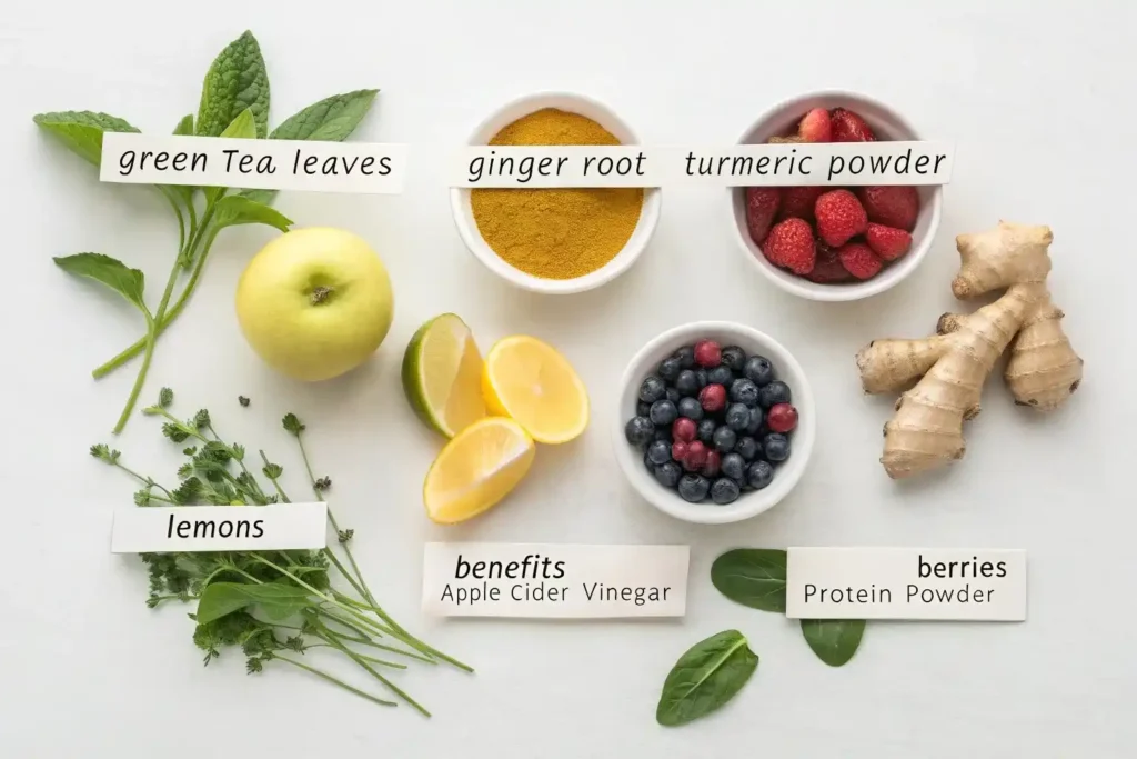 Key ingredients for safe weight loss drinks that boost metabolism naturally