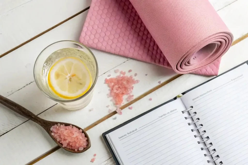 morning routine with pink salt weight loss recipe