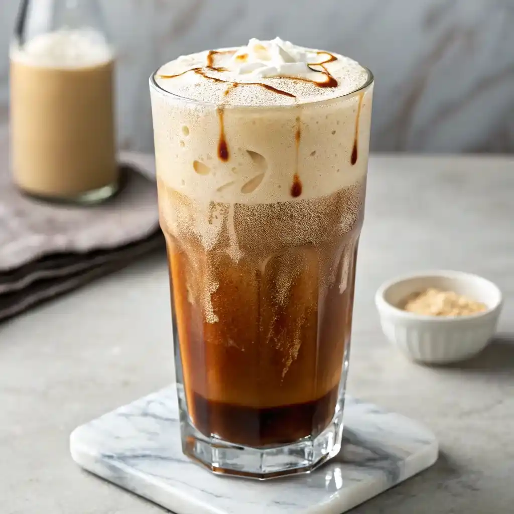 Starbucks-inspired nitro cold brew recipe with cold foam