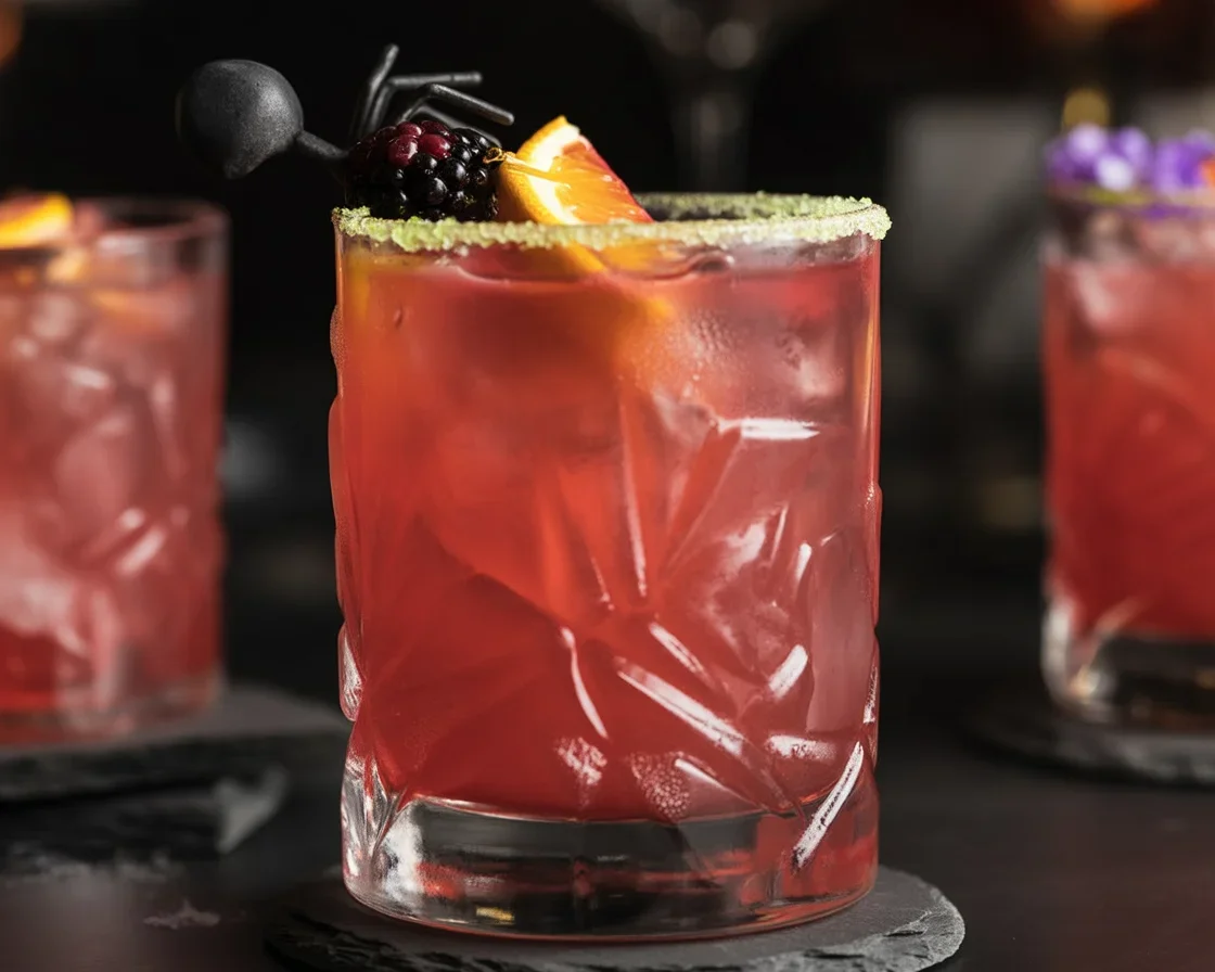 Variety of non alcoholic Halloween drink recipes including punches and mocktails.