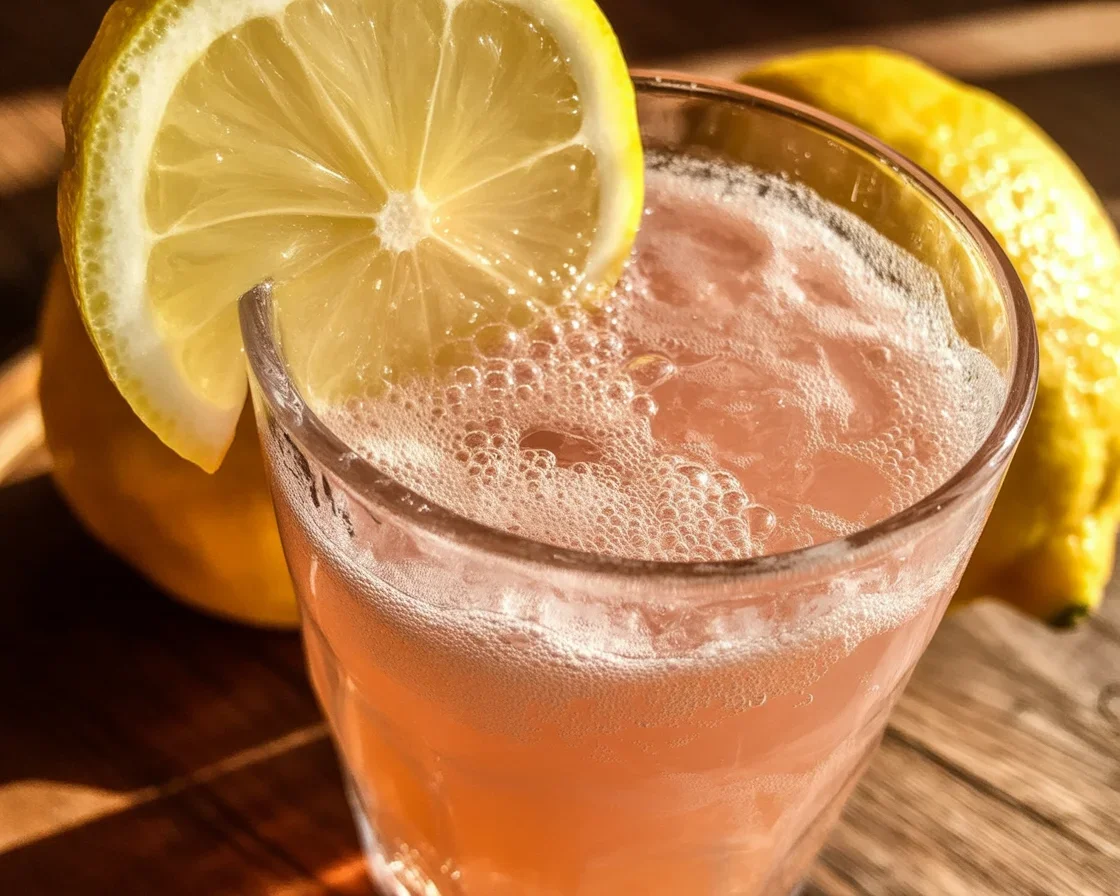 Pink Himalayan salt weight loss drink recipe with water and lemon for detox.