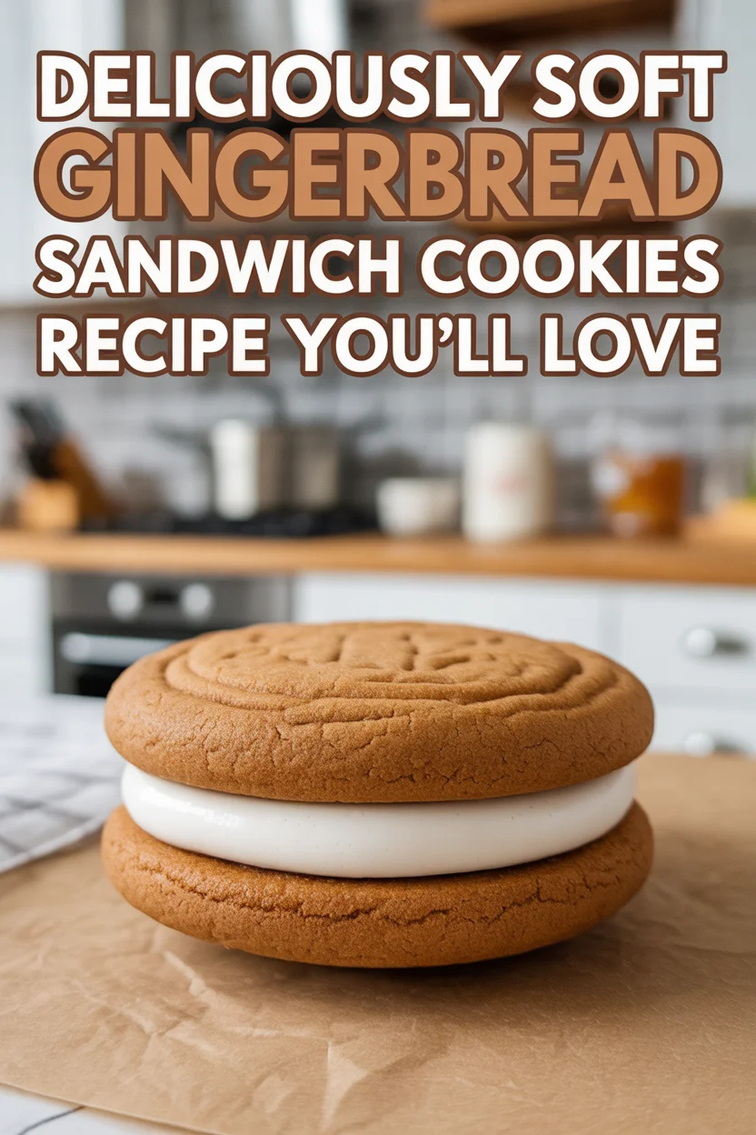 Deliciously Soft Gingerbread Sandwich Cookies Recipe You’ll Love