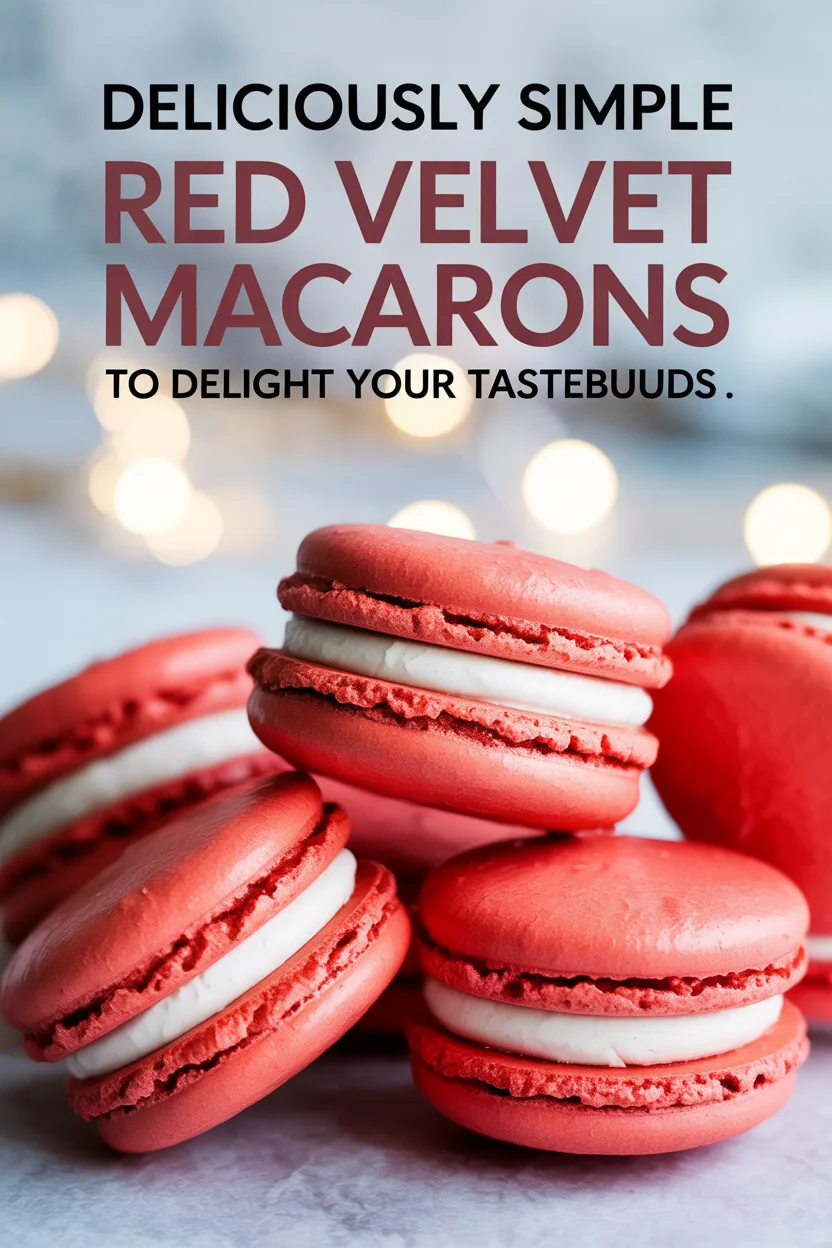 Red Velvet Macarons Recipe