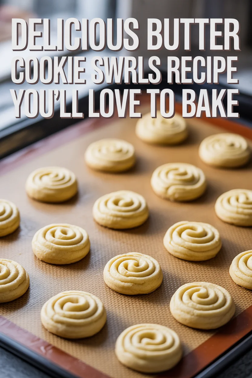 Butter Cookie Swirls Recipe