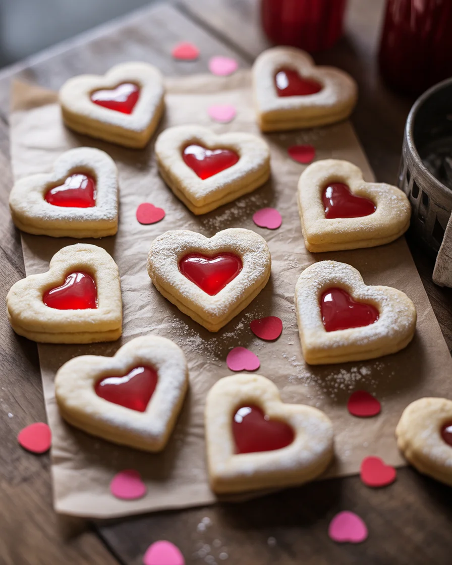 Raspberry Linzer Cookies Recipe