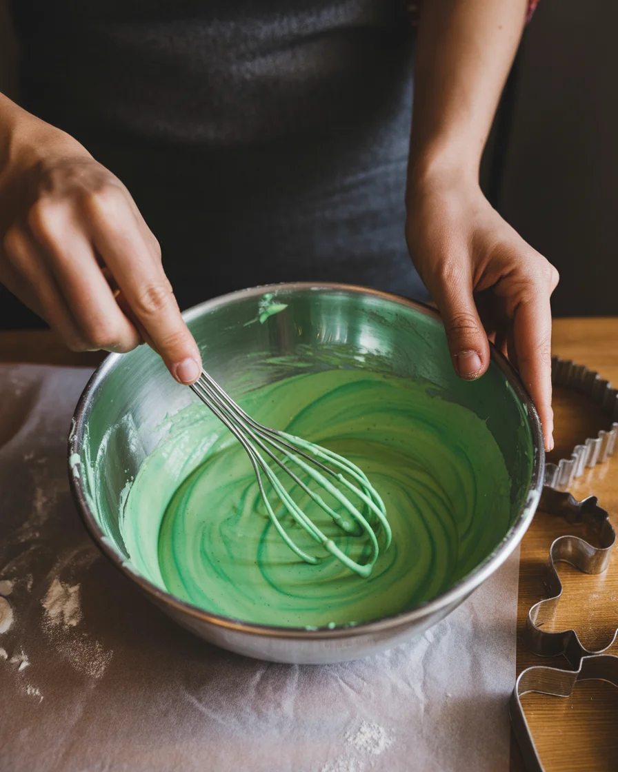 Marbled Christmas Tree Cookies Recipe