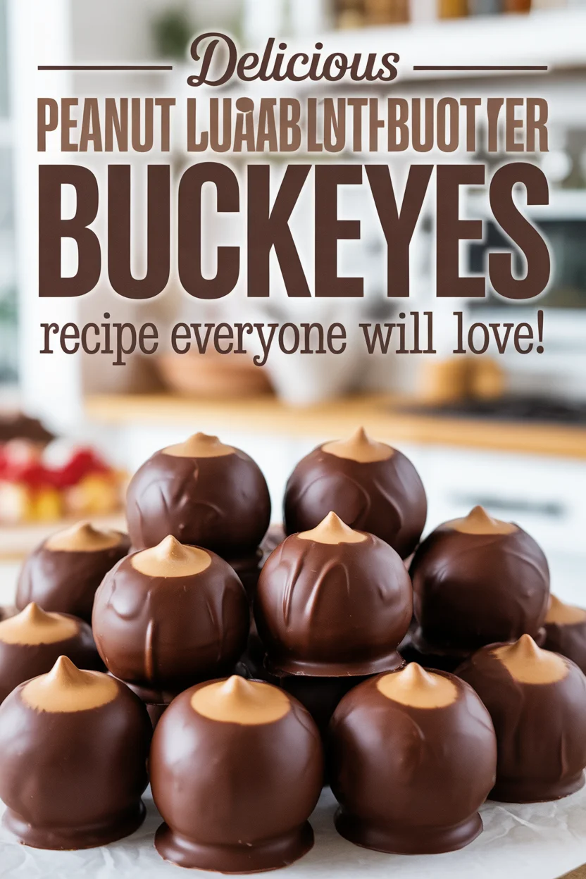 Delicious Peanut Butter Buckeyes Recipe Everyone Will Love!