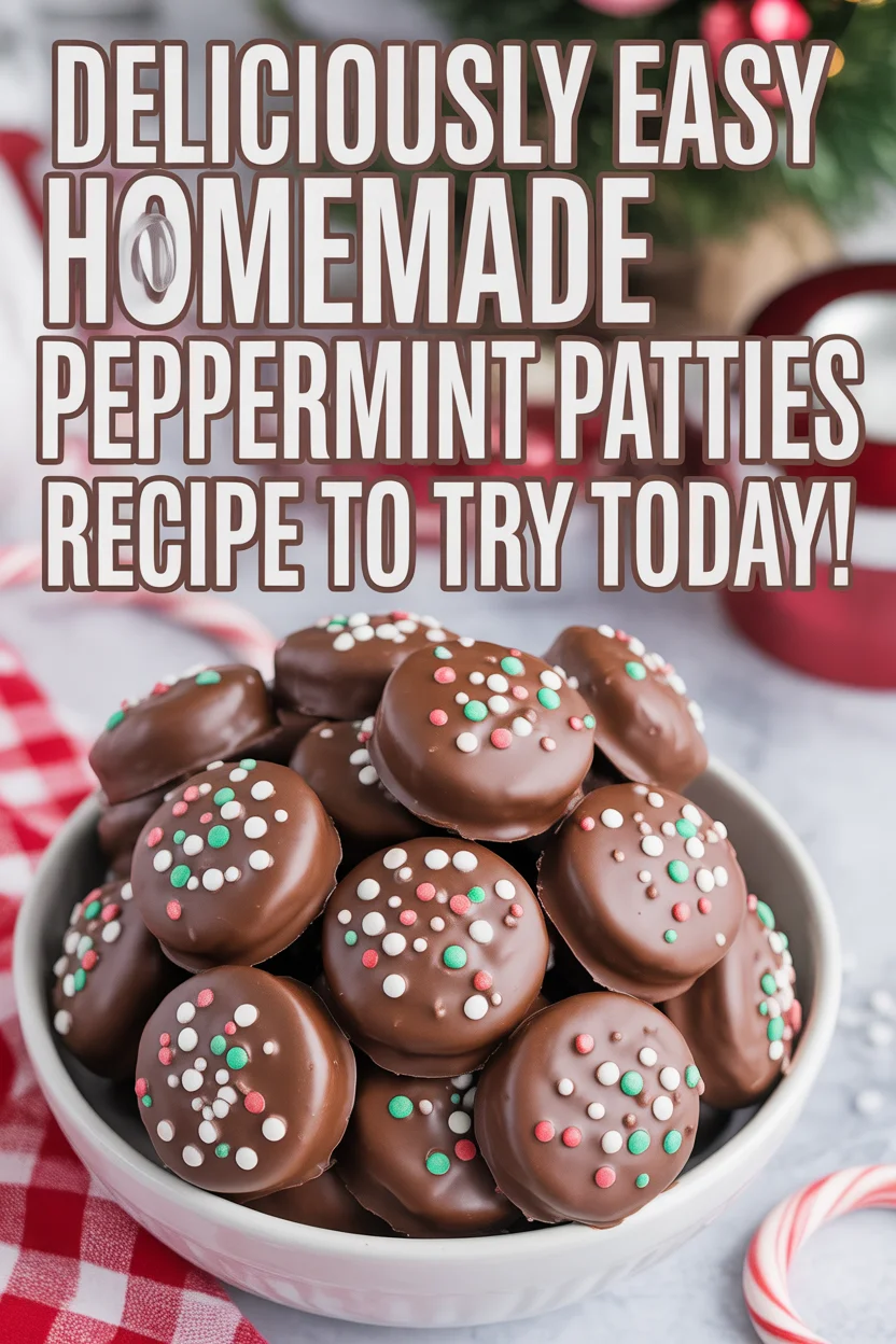 Deliciously Easy Homemade Peppermint Patties Recipe to Try Today!