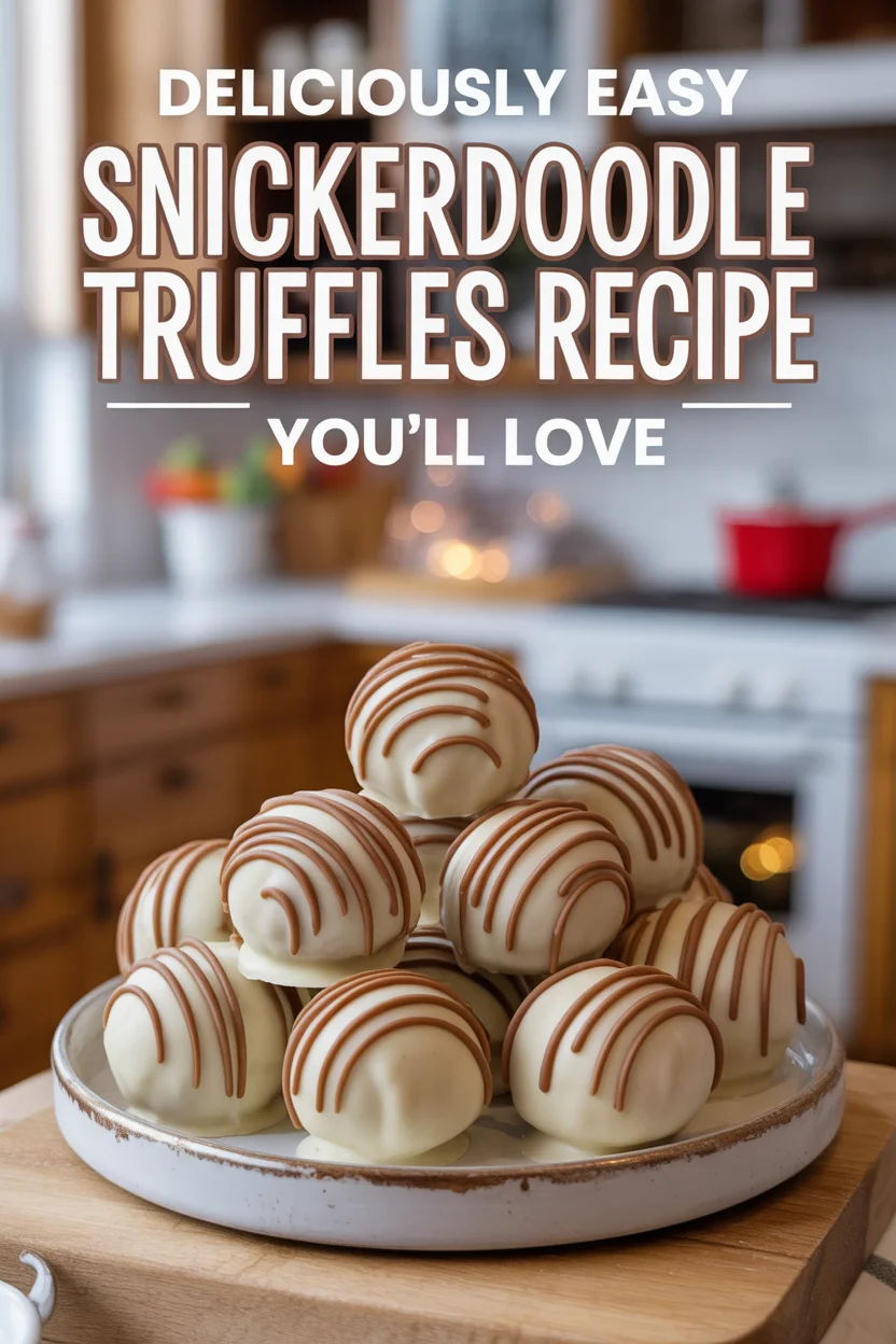 Deliciously Easy Snickerdoodle Truffles Recipe You'll Love