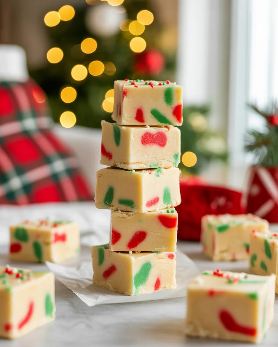 Sugar Cookie Christmas Fudge Recipe