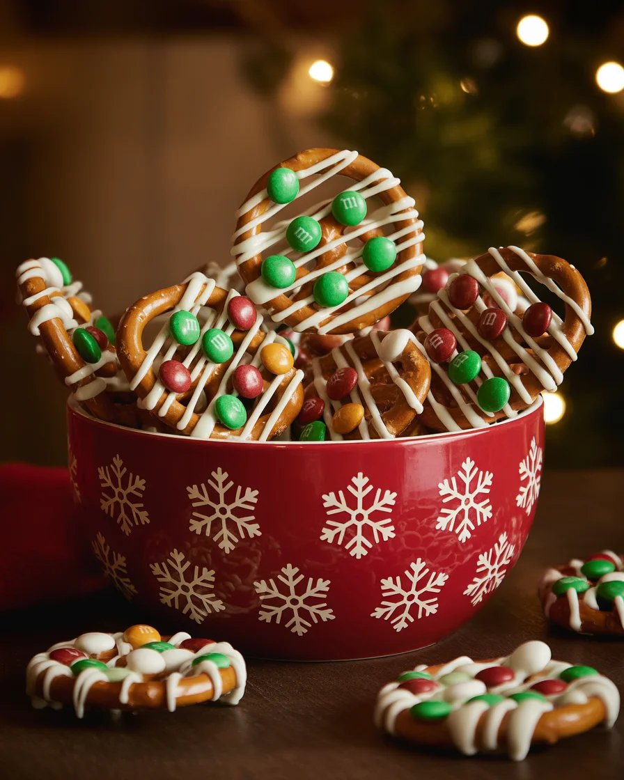 Christmas Pretzel Hugs Recipe