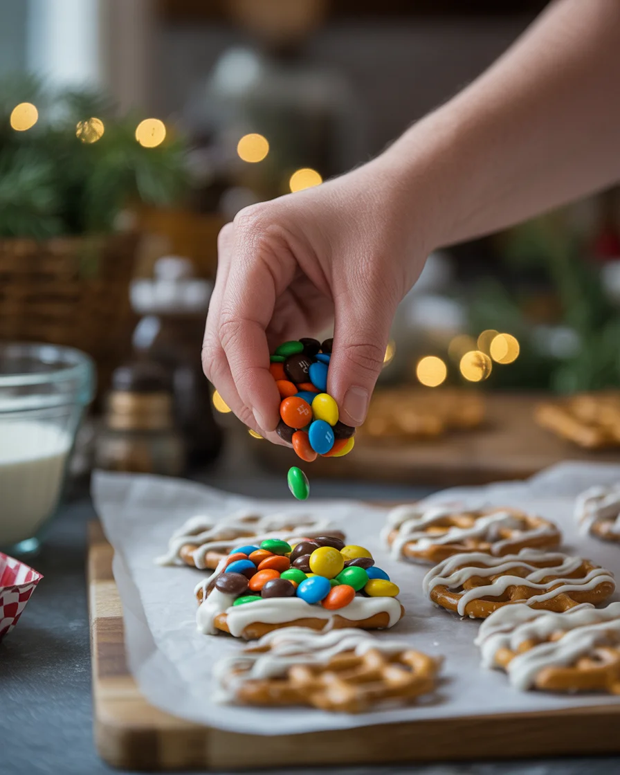 Christmas Pretzel Hugs Recipe