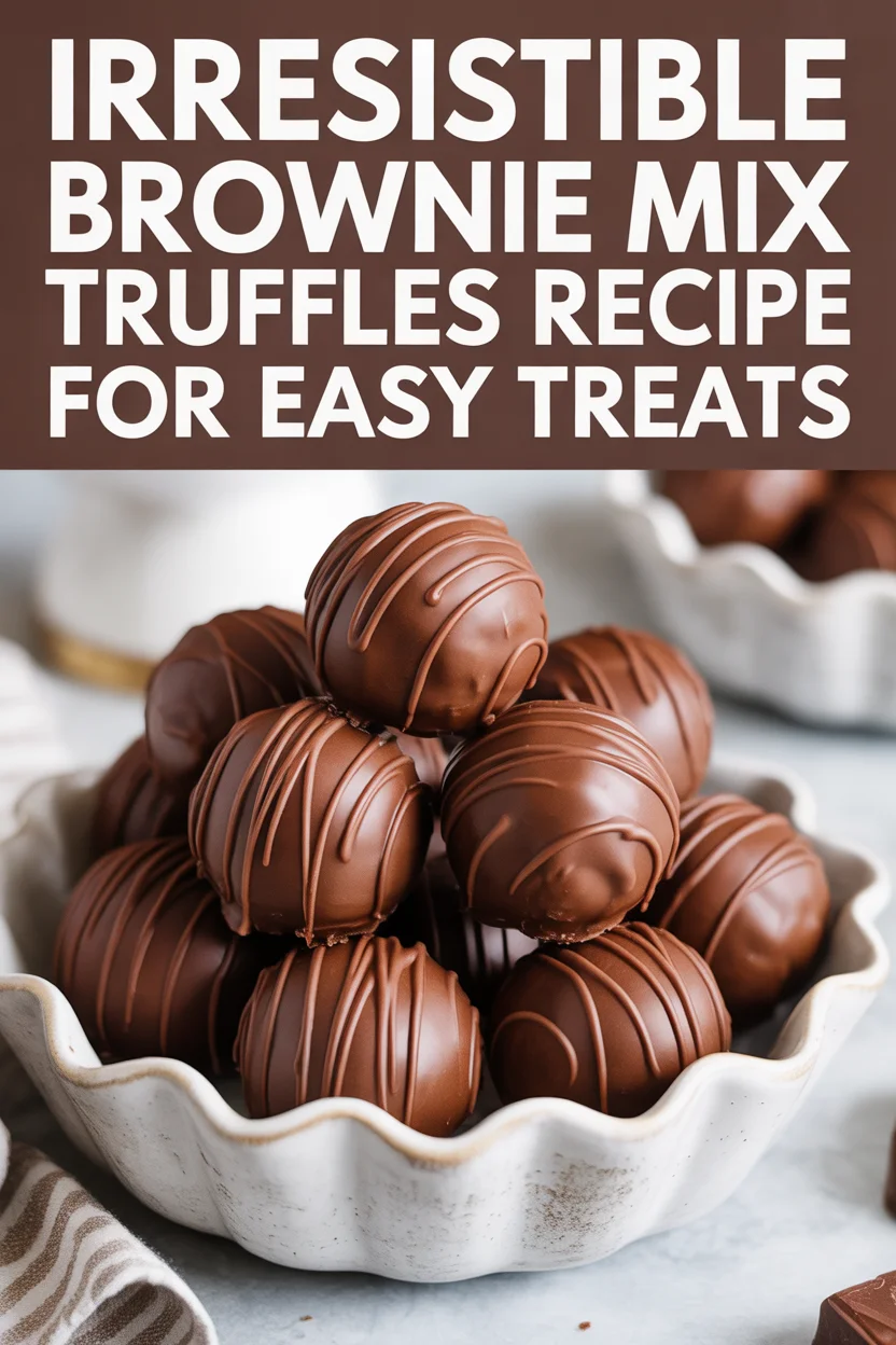 Irresistible Brownie Mix Truffles Recipe for Easy Treats