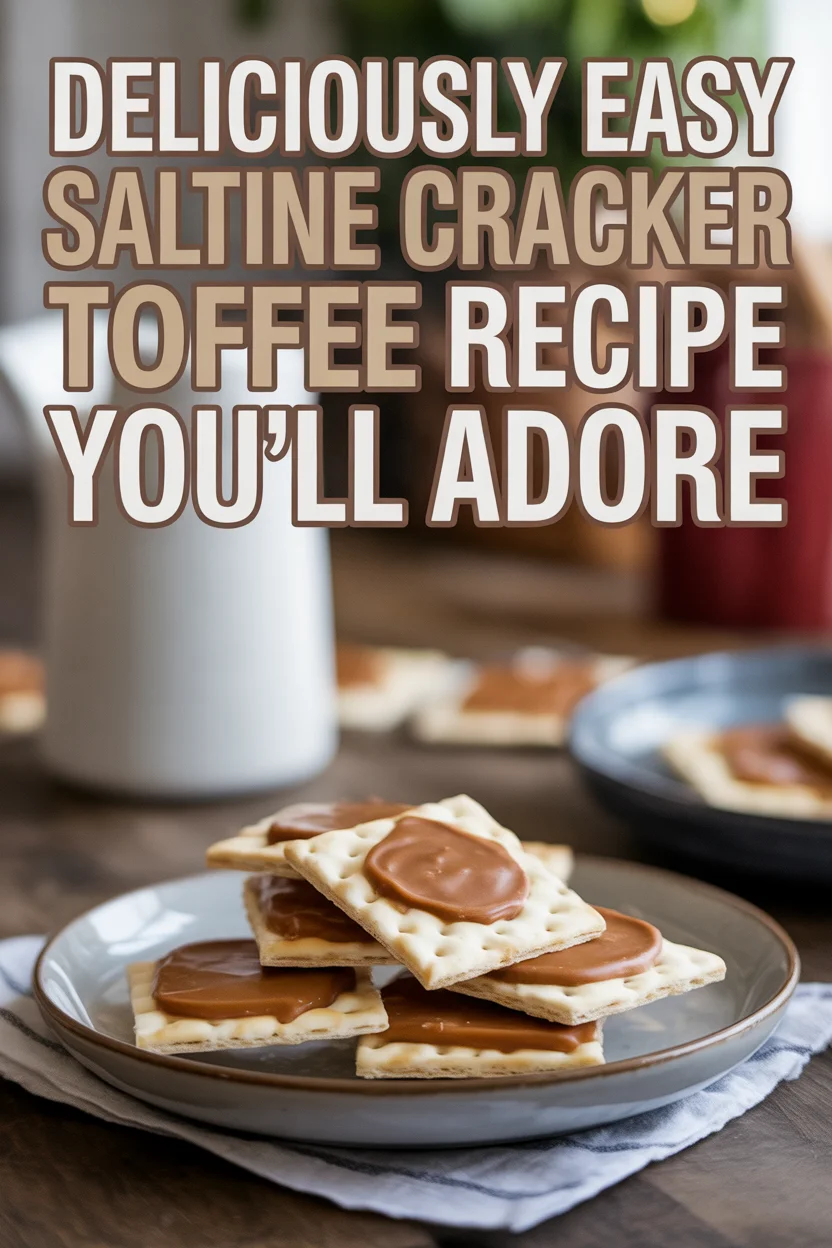 Saltine Cracker Toffee Recipe