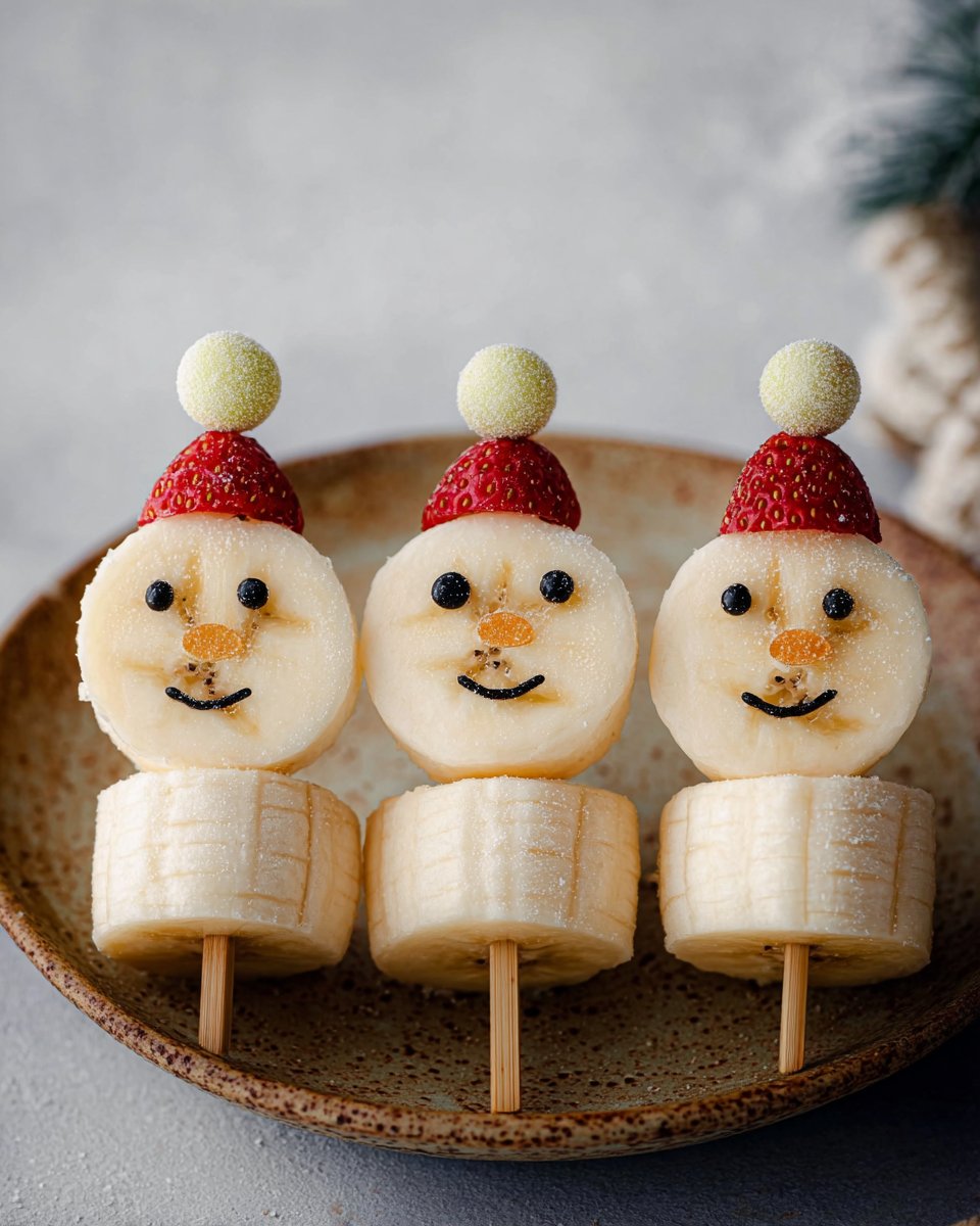 Banana Snowmen