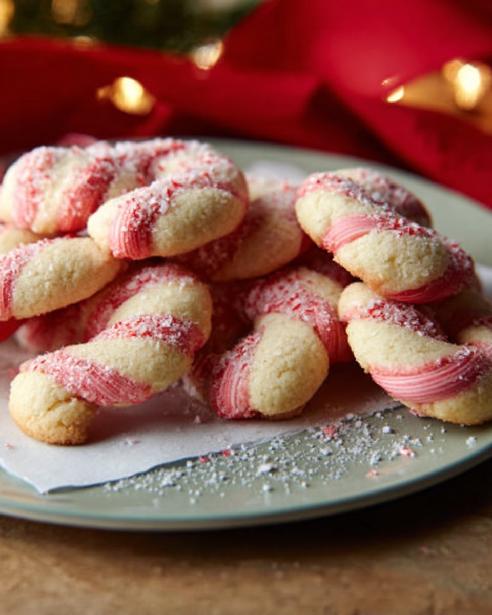 Candy Cane Cookies