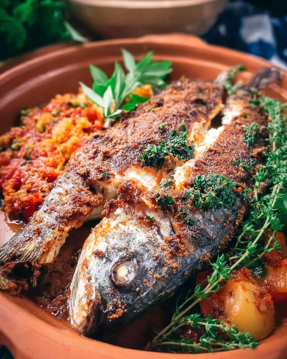 Baked Whole Catfish