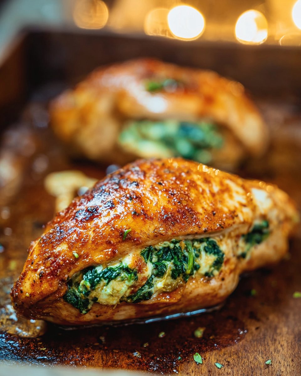 Spinach Stuffed Chicken Breast
