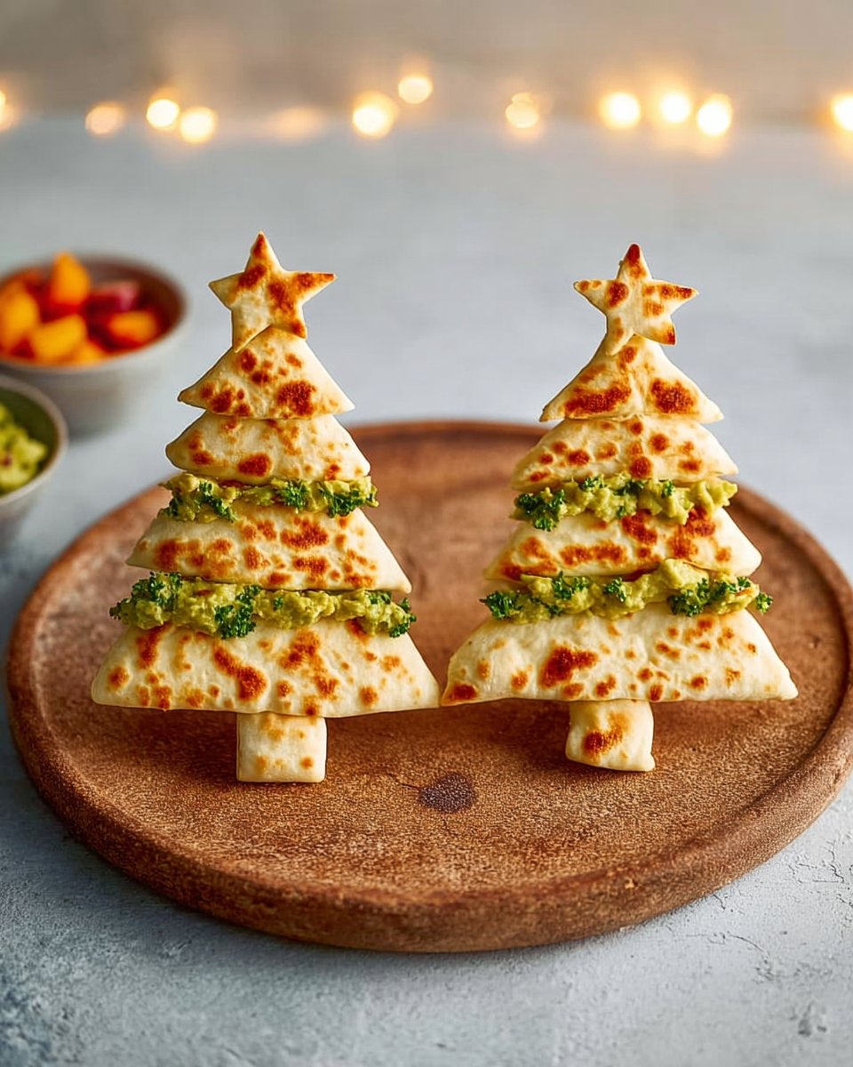 Pita Christmas Trees