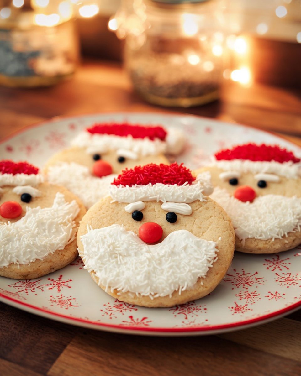 Santa Sugar Cookies