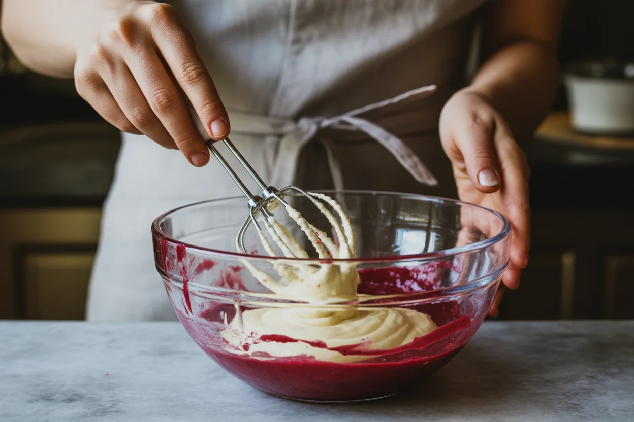 White Chocolate Raspberry Mousse