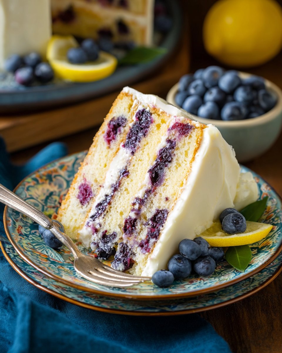 Lemon Blueberry Cake