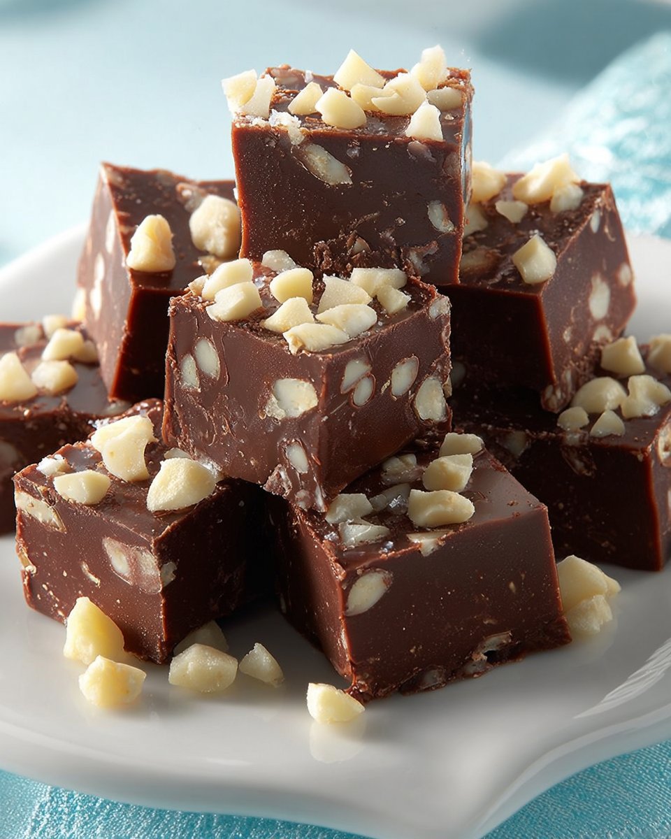 Simple Macadamia Nut Fudge