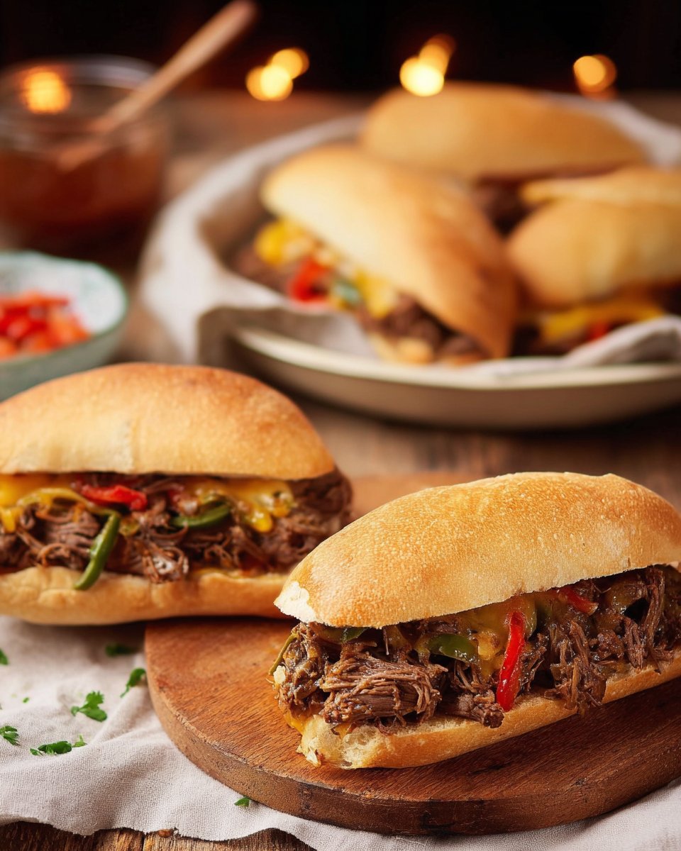 Family-Favorite Italian Beef Sandwiches