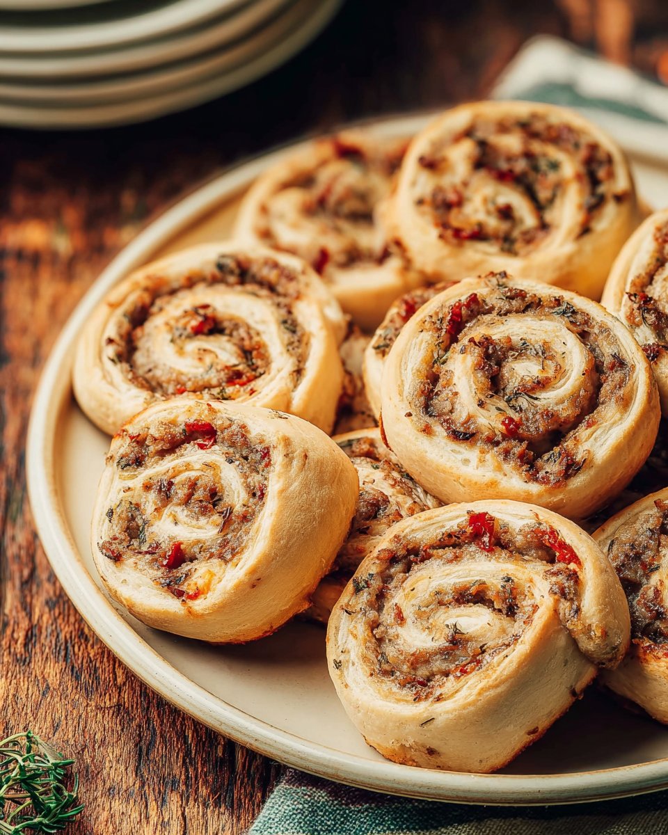 Make-Ahead Sausage Pinwheels