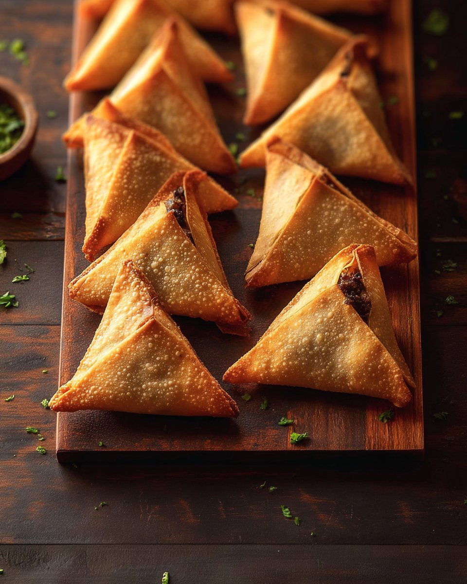 Beef Wellington Fried Wontons