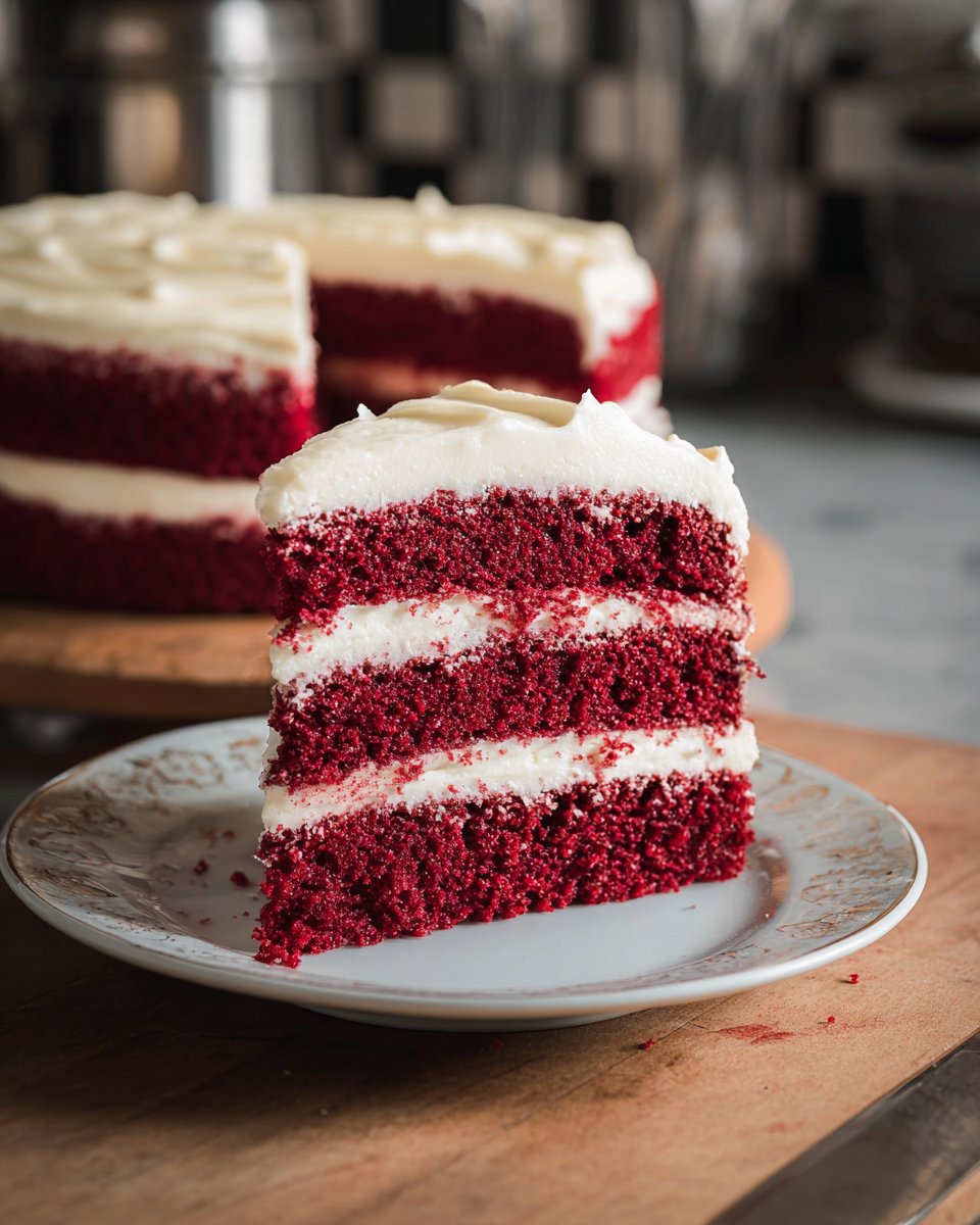 Red Velvet Cake with Cream Cheese Frosting