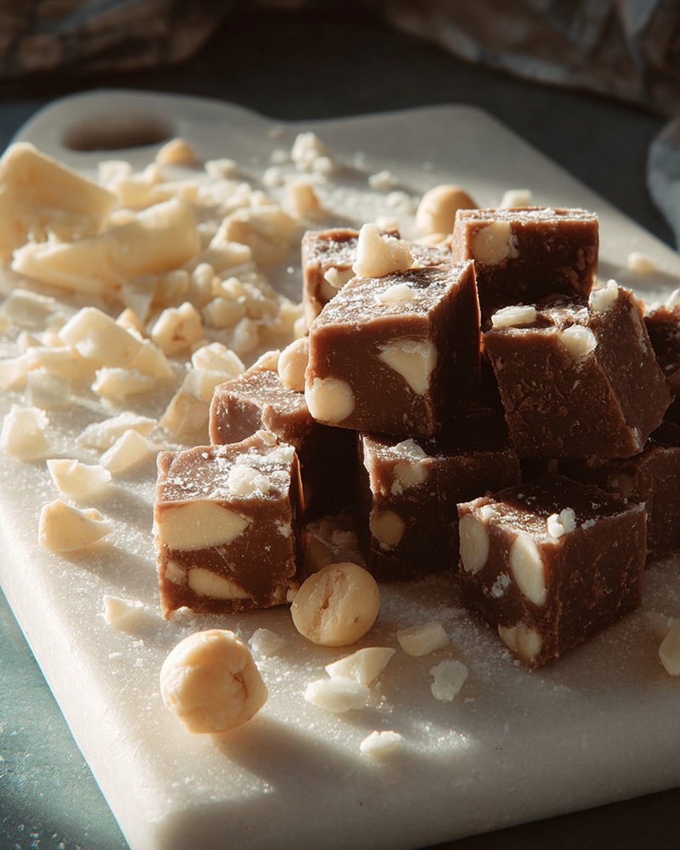 Simple Macadamia Nut Fudge