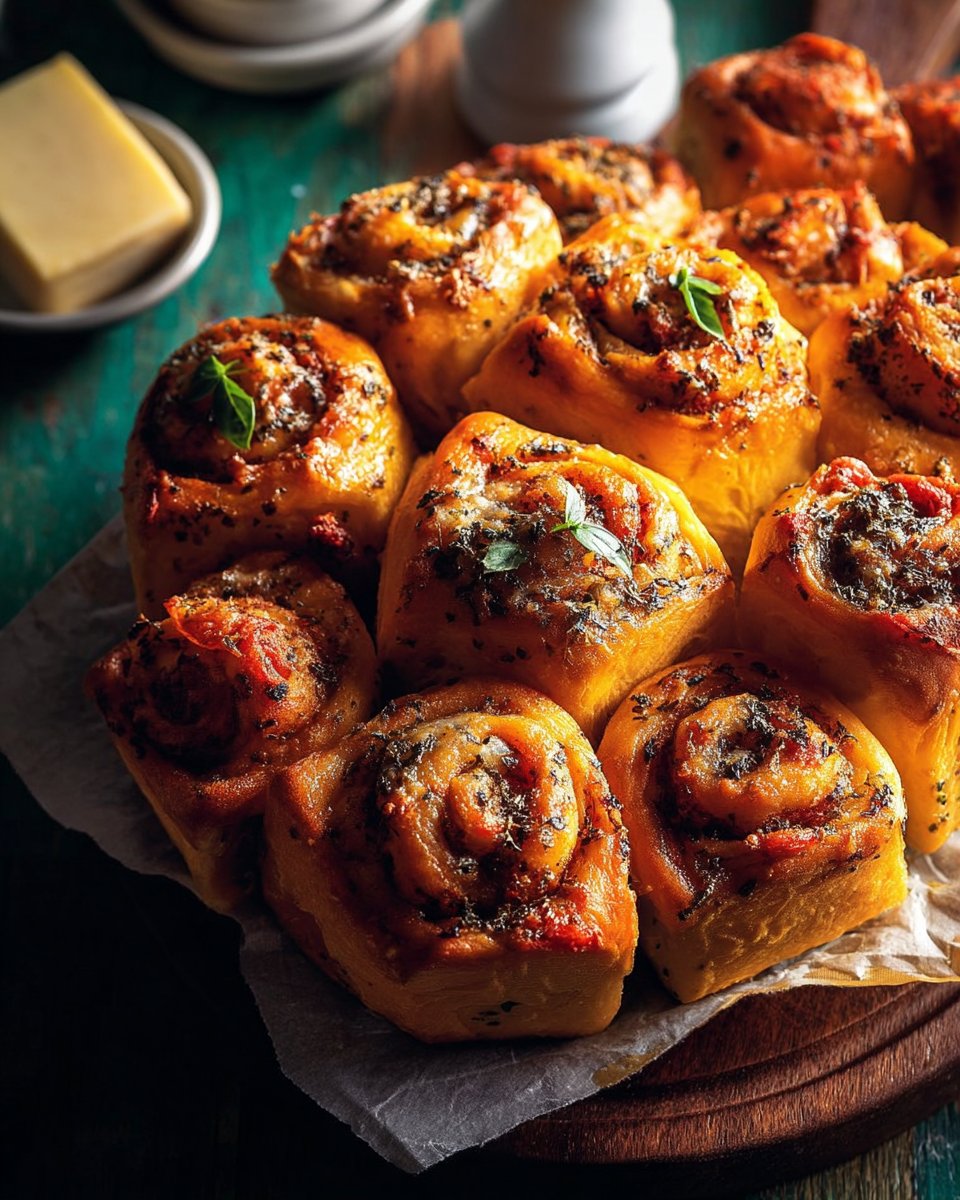 Tomato-Basil Pull-Apart Rolls