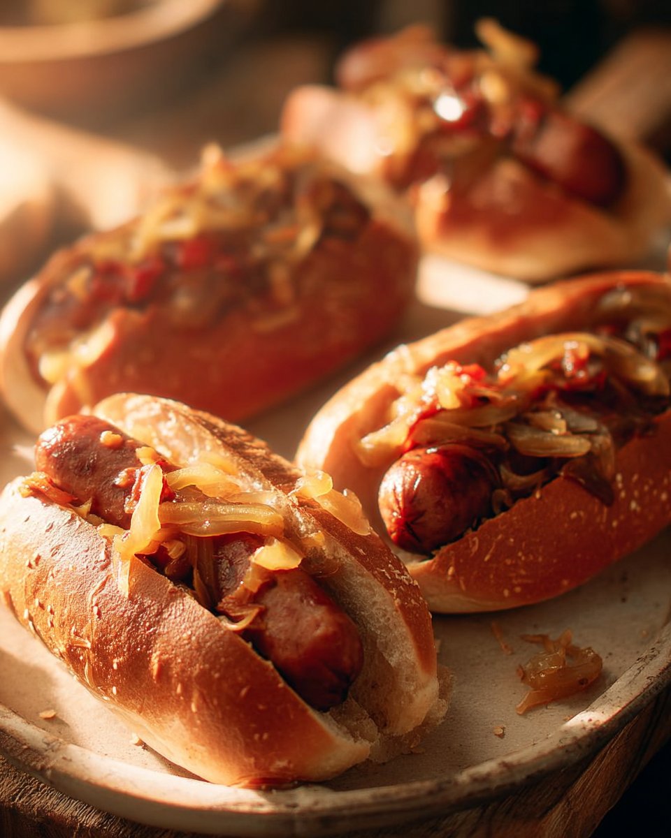 Sausage and Sauerkraut Buns