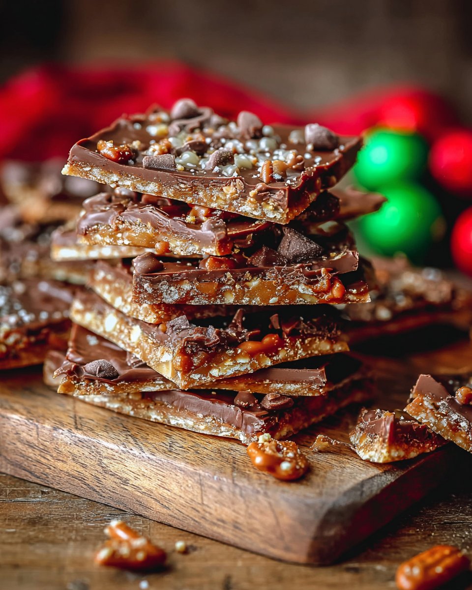 Chocolate Toffee Crackers