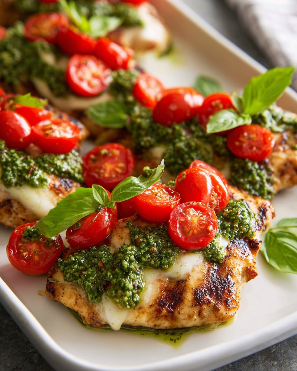 Grilled Chicken Margherita