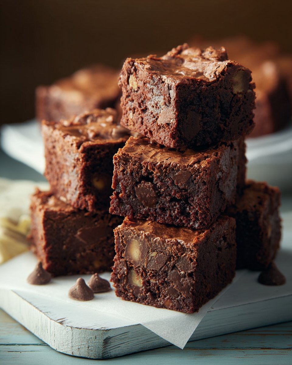 Fudge Topped Brownies