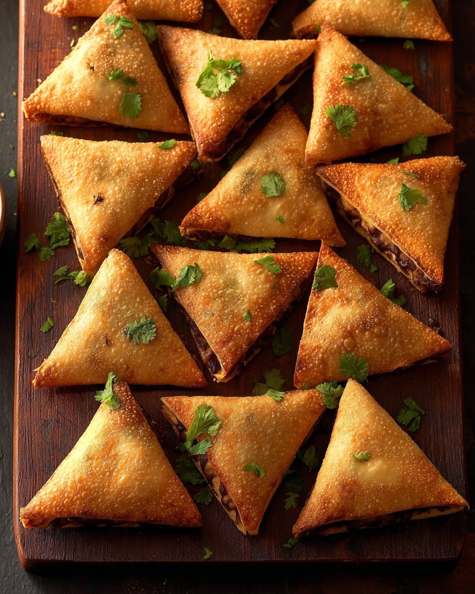 Beef Wellington Fried Wontons
