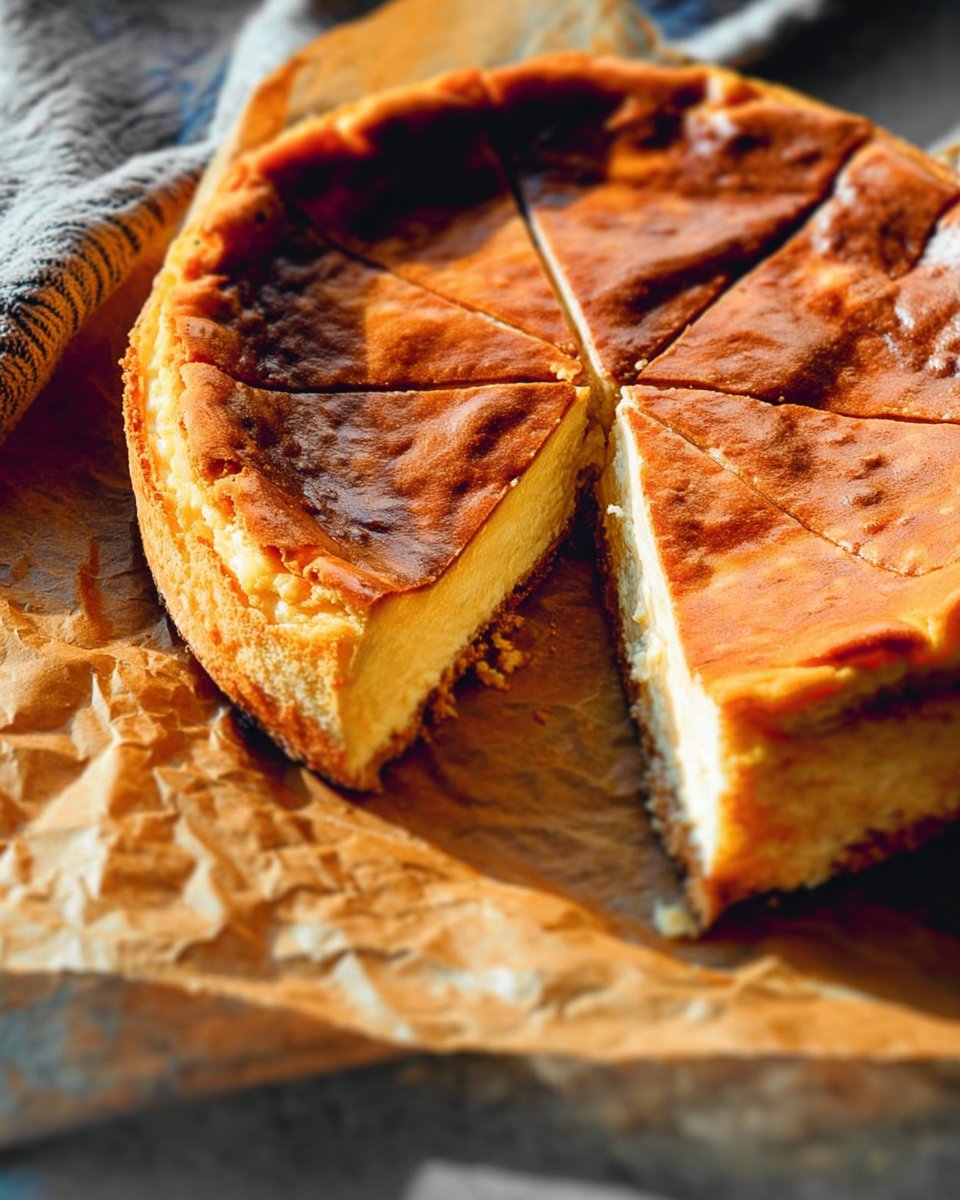 Vanilla Bean San Sebastian Cheesecake