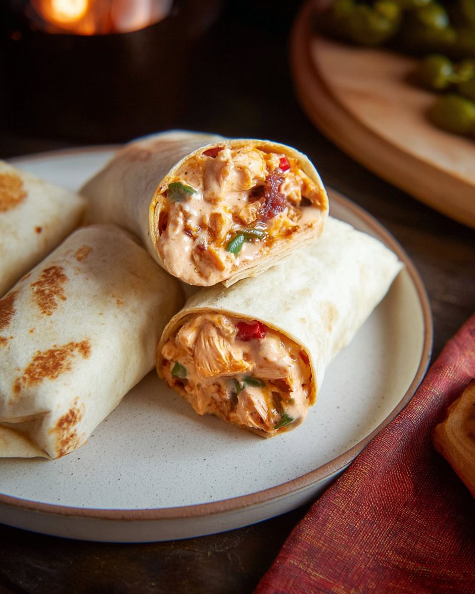Baked Chicken Burritos