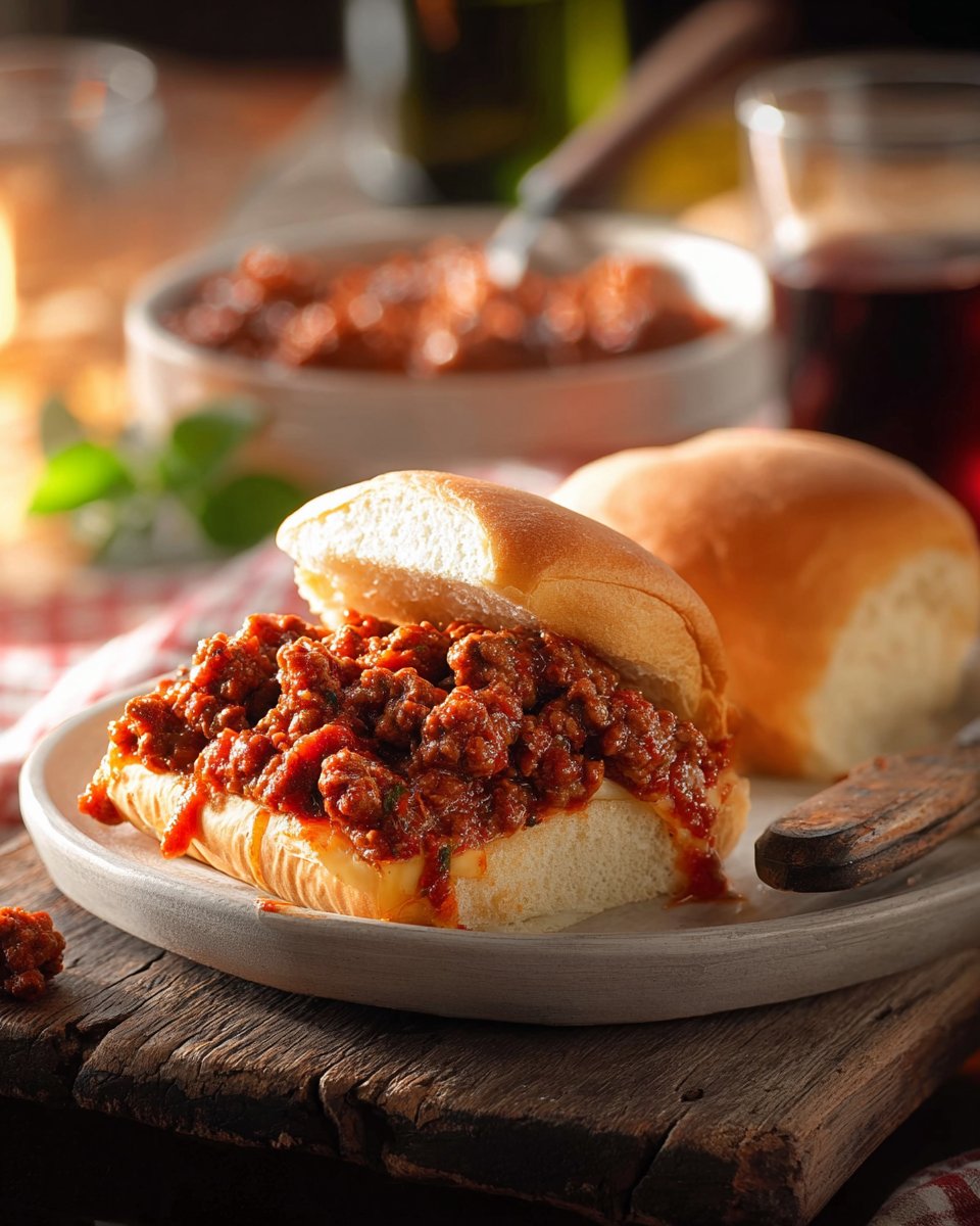 Italian Sausage Sloppy Joes