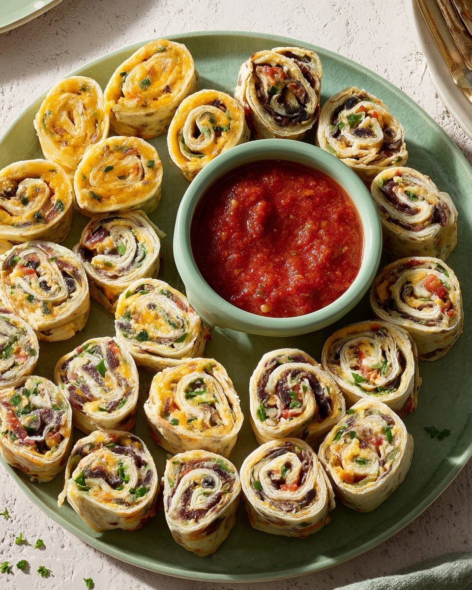 Cheesy Tortilla Rolls