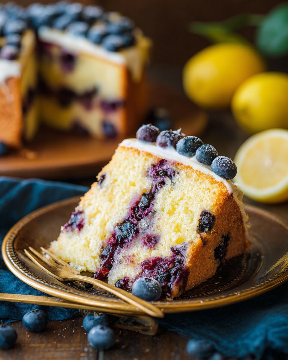 Lemon Blueberry Cake