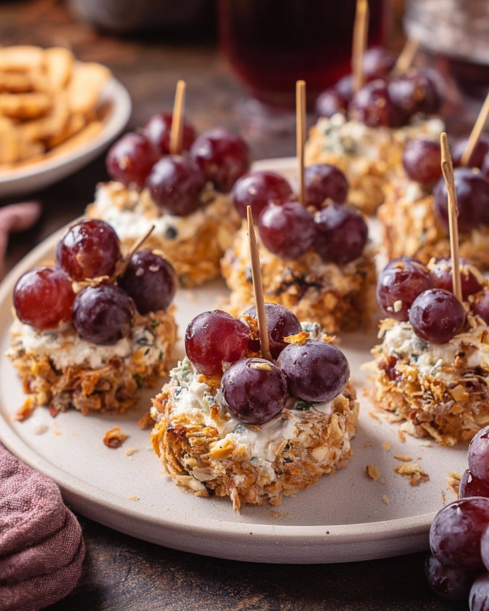 Cheese and Grape Appetizer