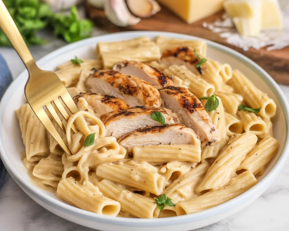 Creamy Marry Me Chicken with sun-dried tomatoes and garlic in a delicious sauce