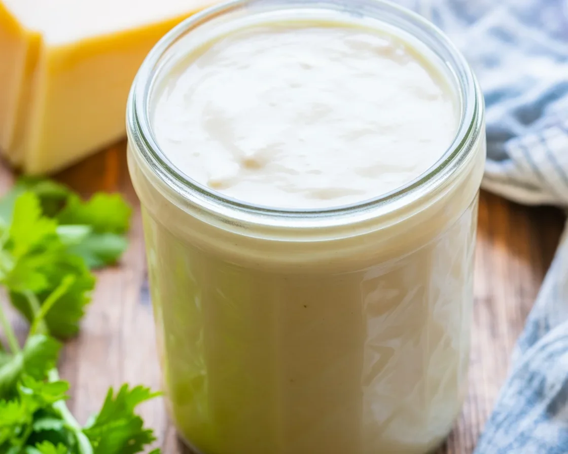 Delicious homemade Alfredo sauce made with butter, cream, and Parmesan cheese.