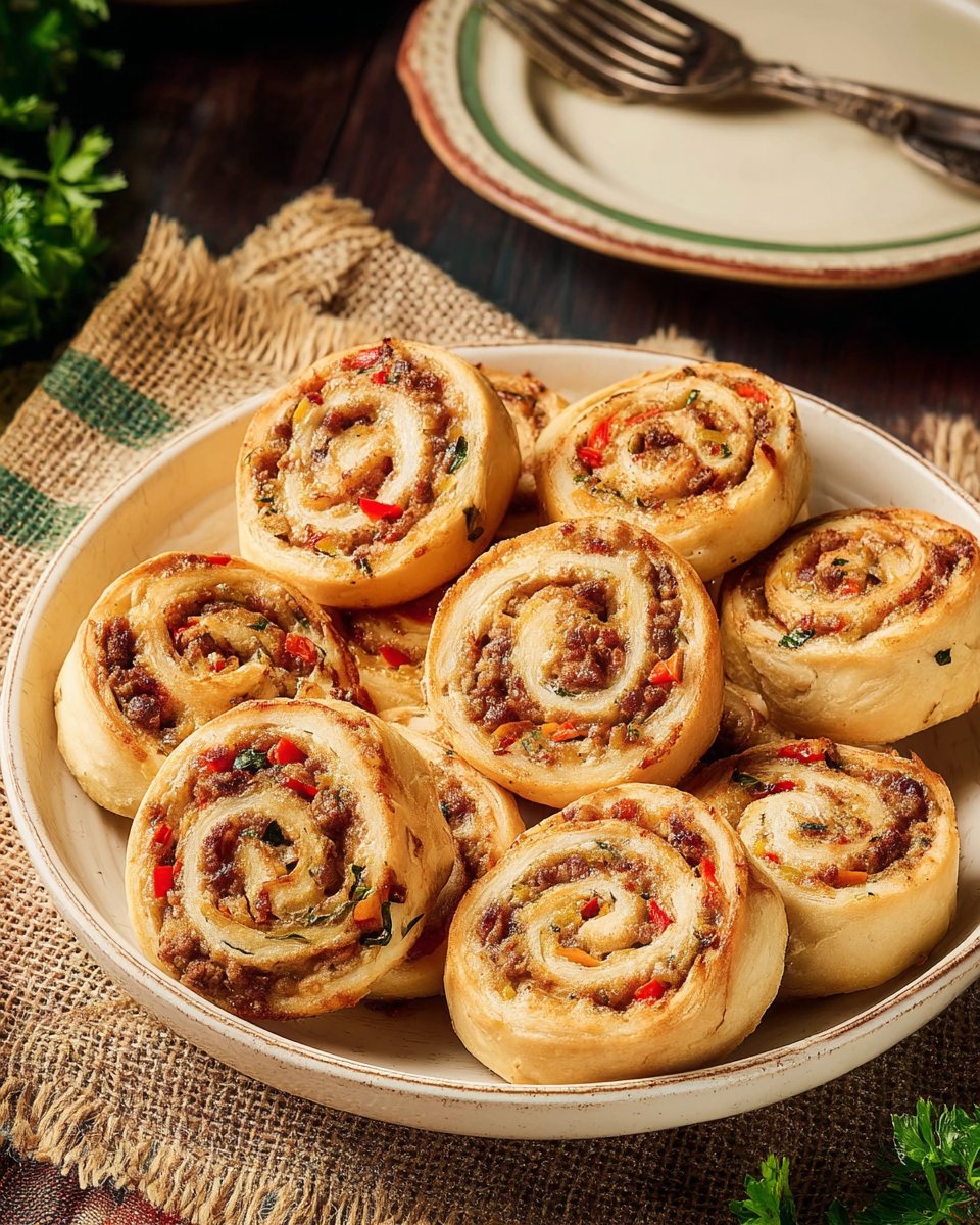 Make-Ahead Sausage Pinwheels